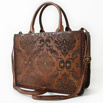 American Darling Tote Bag Beautifully Embossed Genuine Leather women bag